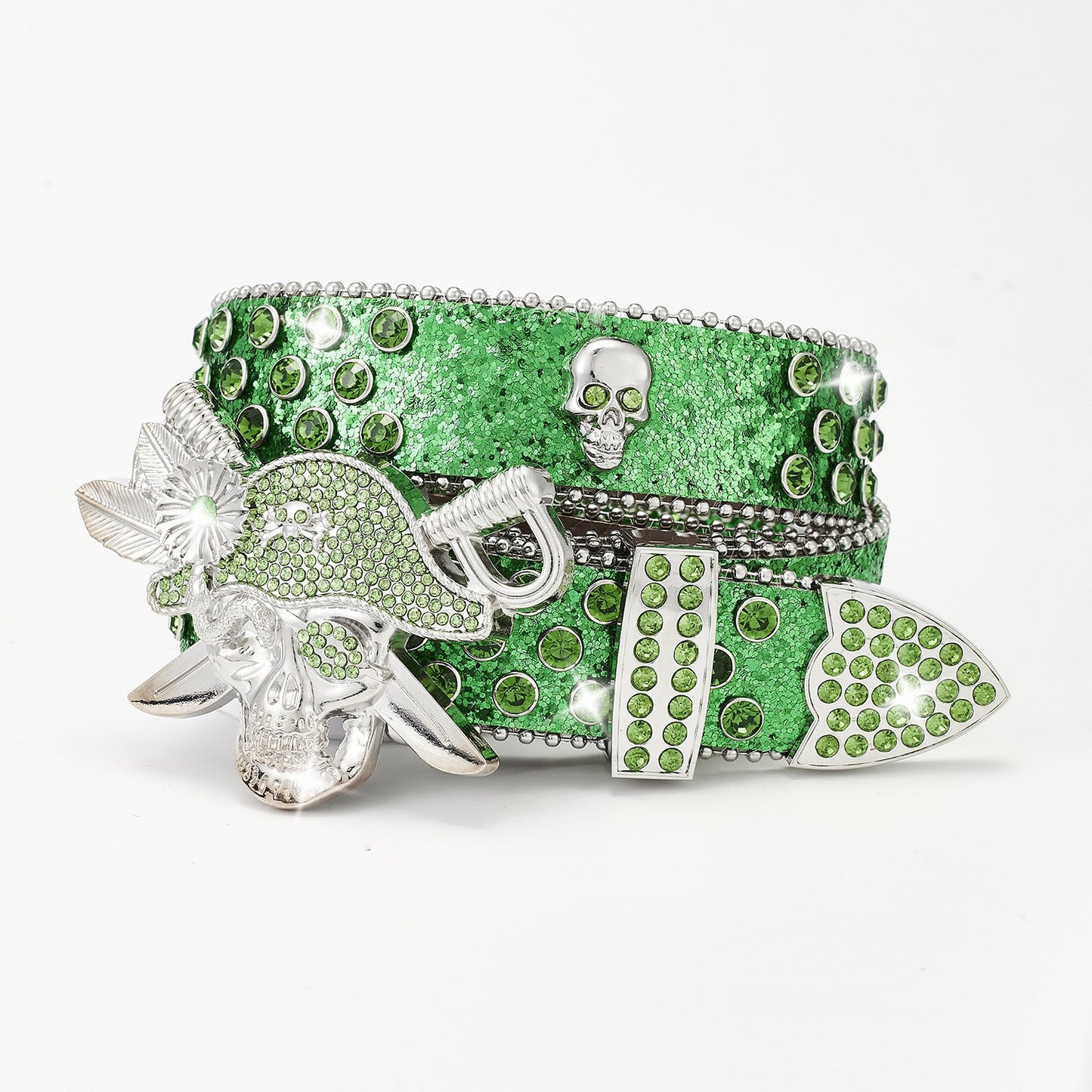 Punk Pirate Rhinestone Punk Fashion Belt