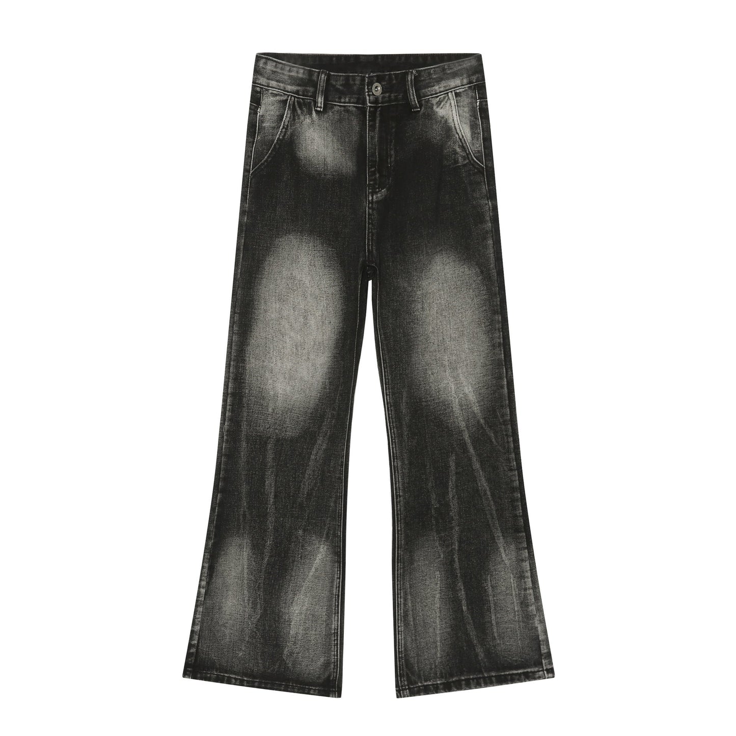 Men's Retro Washed Loose Casual Denim Suit