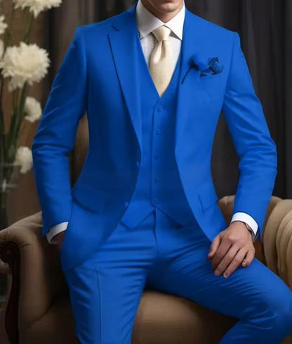 Elegant Business Banquet Suit Set For Men