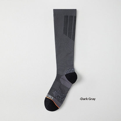 Womens Athletic Calf-length Socks High-top Slimming And Sweat-wicking