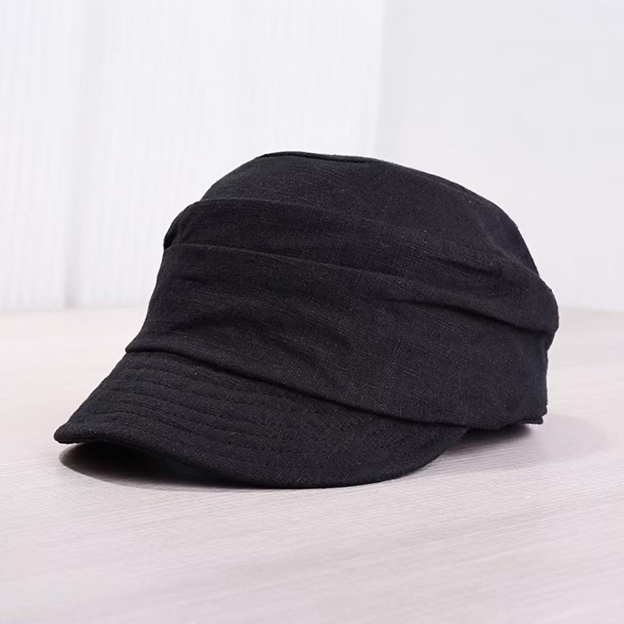 Korean-style Japanese Retro Pleated Soft-top Equestrian Hat For Spring And Summer, Breathable And Versatile, Painter's Hat, Casual Baseball Cap