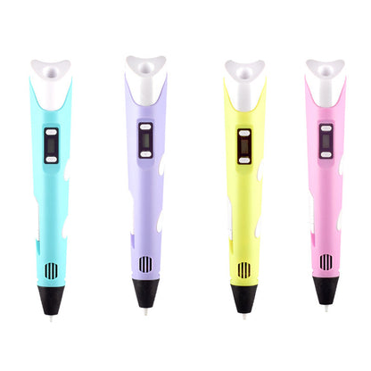 Children's 3D Printing Pen and Brush Toy Set