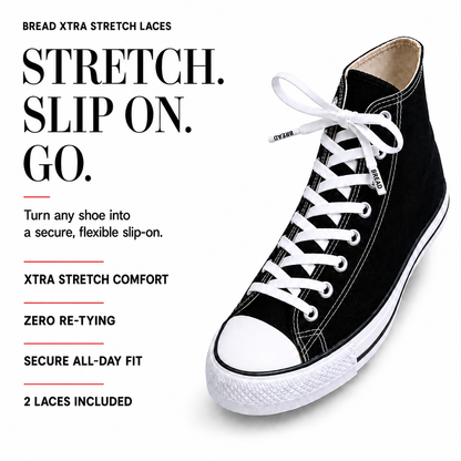 Xtra Stretch Flat Bread Laces