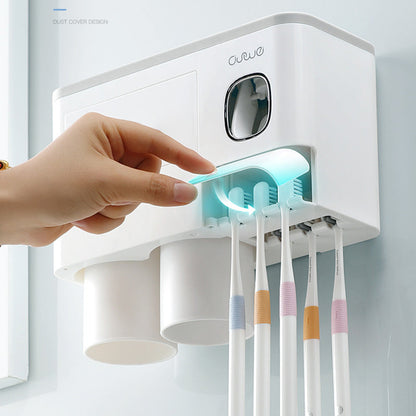 Magnetic Toothbrush Holder Storage Rack