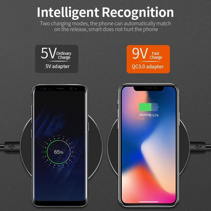 Ultra-thin wireless fast charging 9V QI charger