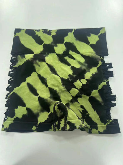 Tie-dye Yoga Bum Lift Shorts