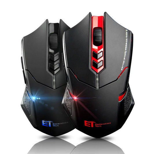 Silent Luminous Wireless Mouse - Power-Saving