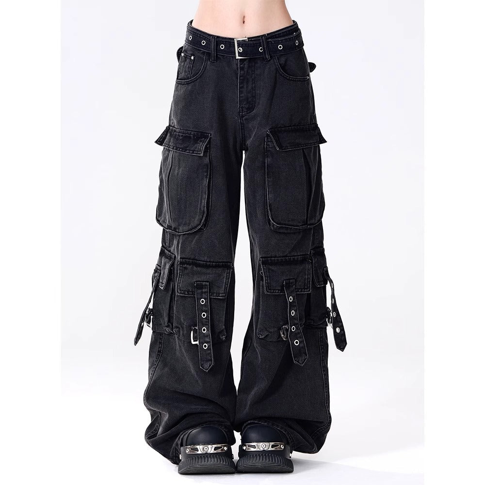 Straight-leg Relaxed-fit Workwear Denim Jeans
