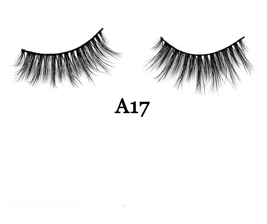 Handmade 3D Mink Full Strip False Eyelashes - Family