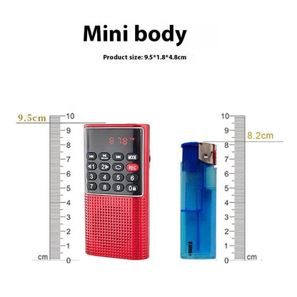 Mini Digital Song Request Portable Recording Player