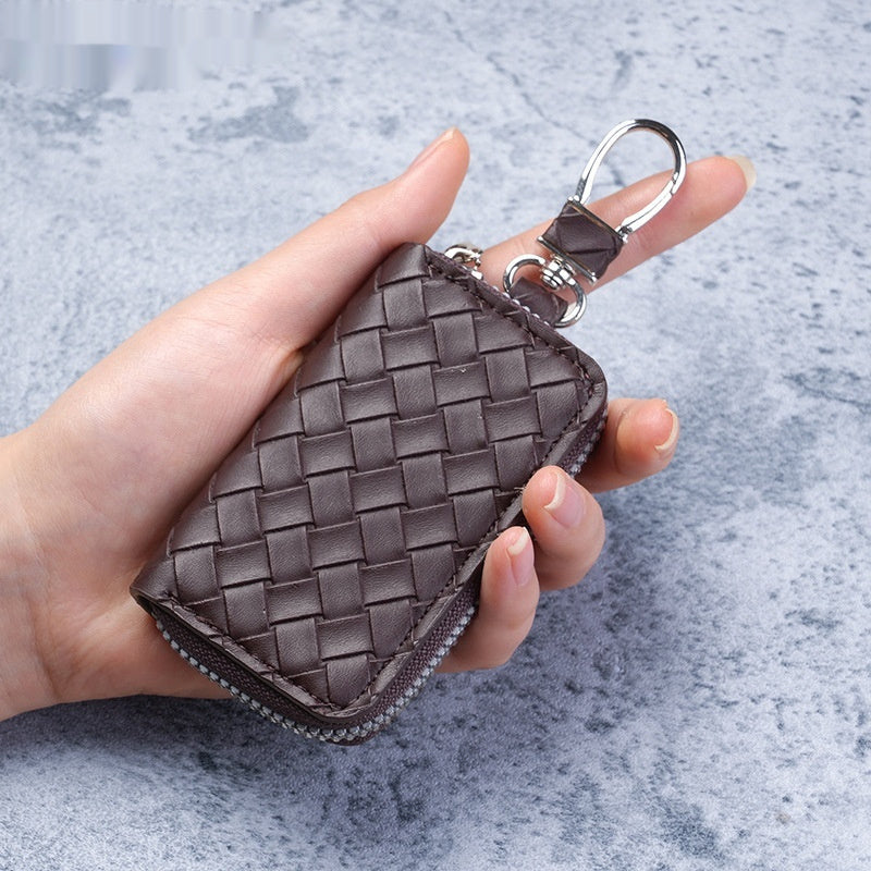 Woven-pattern Anti-loss Keychain For Men And Women