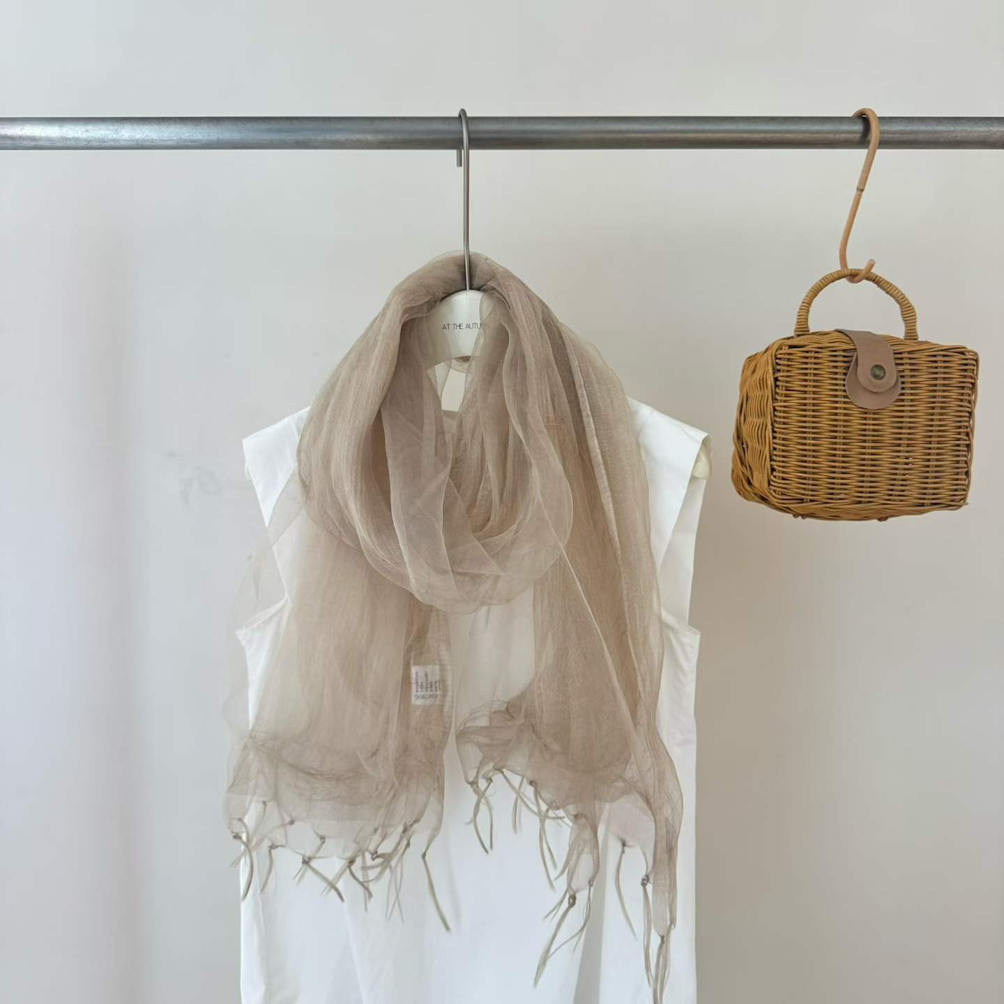 Thin Tassel Soft Organza New Shawl Womens Scarf