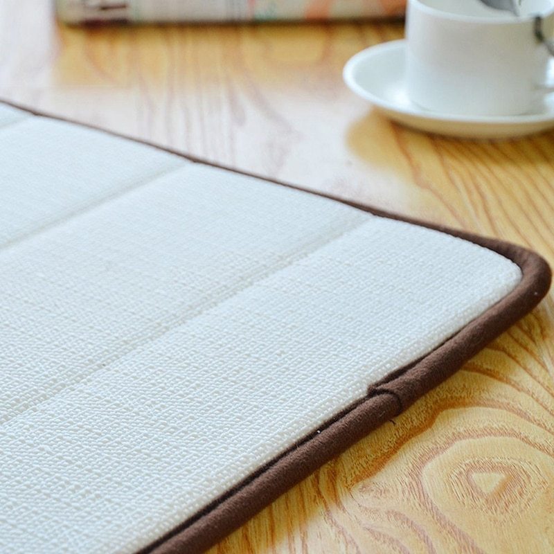 Memory Foam Bathroom Mat Absorbent, Non-Slip