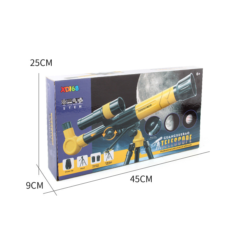 Compatible with Apple, Best Kids Beginners Telescope 150X Astronomical Telescope with Tripod