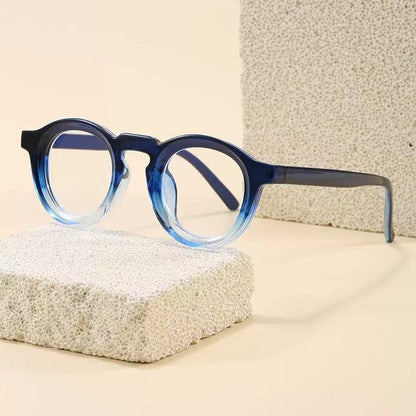 Round-frame High-definition Blue-light-blocking Plain Glasses