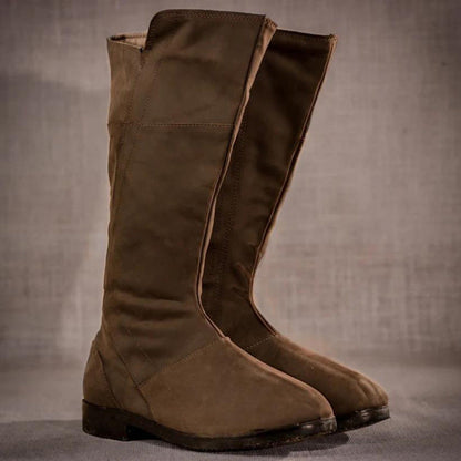 New Mens Round-toe Mid-calf Boots