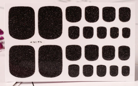 Solid Color Nail Art Sticker Set