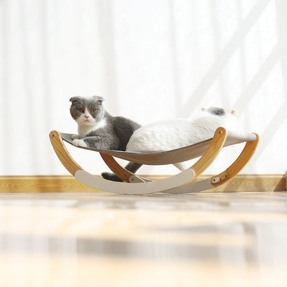 Solid wood cat shaker