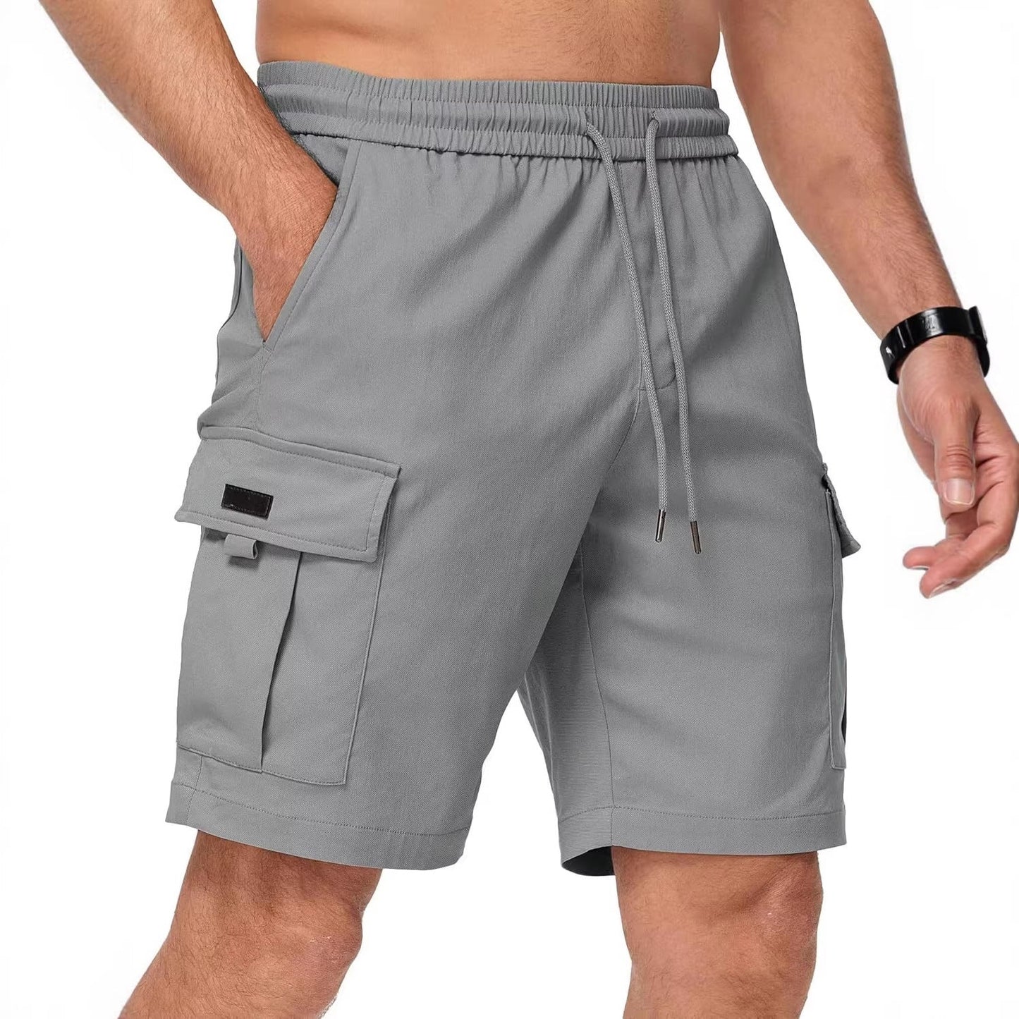 Men's Summer American Style Quick Dry Cargo Pants New Arrival Wide Leg Casual Athletic Shorts