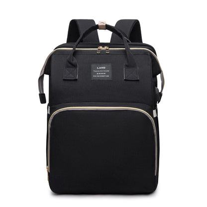 Multifunctional Folding Crib Large Capacity Backpack