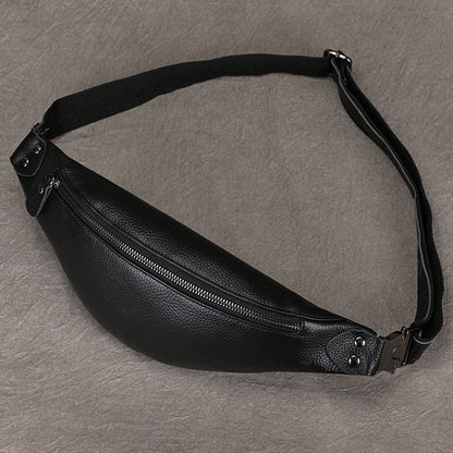 Leather Phone Messenger Bag Men's Fashion