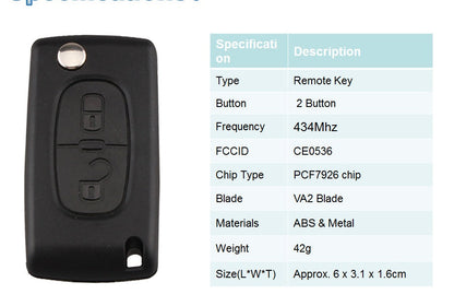 2-button car key