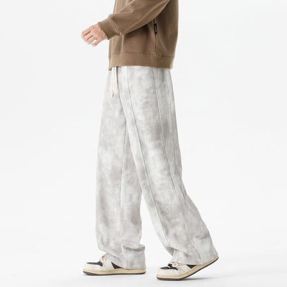 Men's Retro Casual Loose Wide-Leg Pants