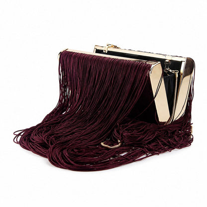 Vintage Large-capacity Tassel-woven Shoulder Crossbody Bag