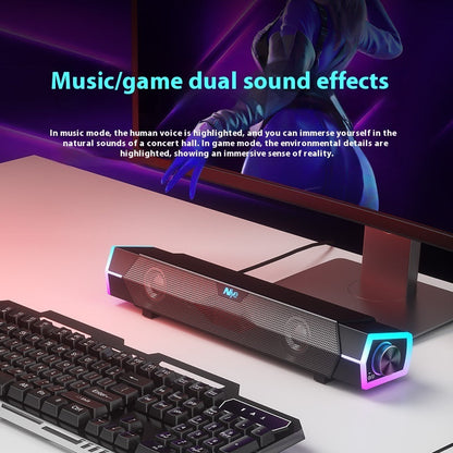 Bluetooth Speaker Dual Speaker Subwoofer Theater Level Surround Computer Speaker