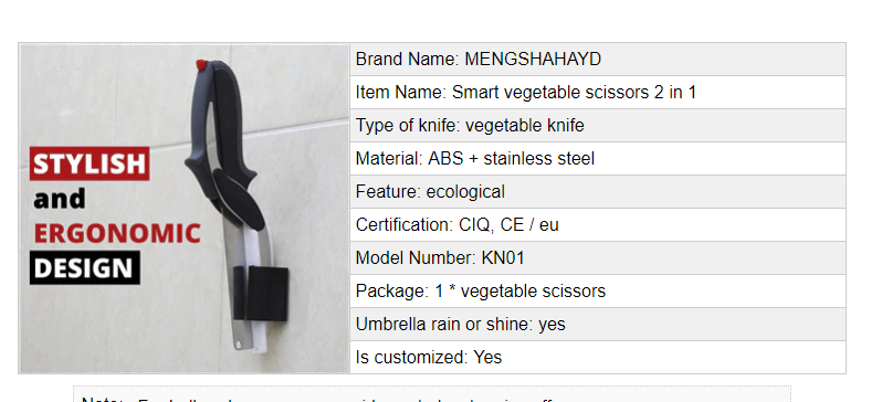 2-in-1 Stainless Steel Kitchen Shears and Vegetable Slicer