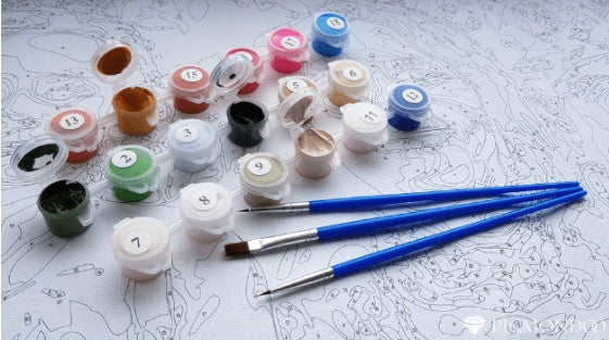 Cross-border one generation digital painting diy frameless custom