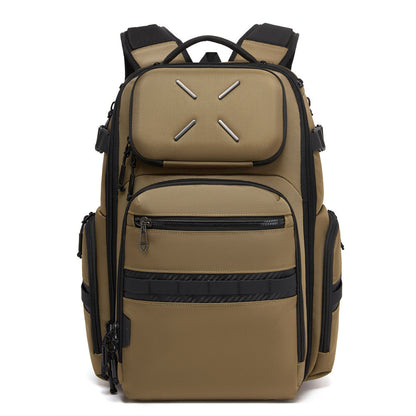 Mens Backpack Large-Capacity Water-Resistant Laptop Bag