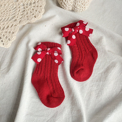 Autumn Winter Mid-calf Woolen Yarn Socks