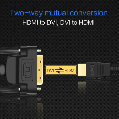 DVI male to female gold-plated