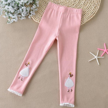 Leggings Medium And Large Girls' Cotton Trousers
