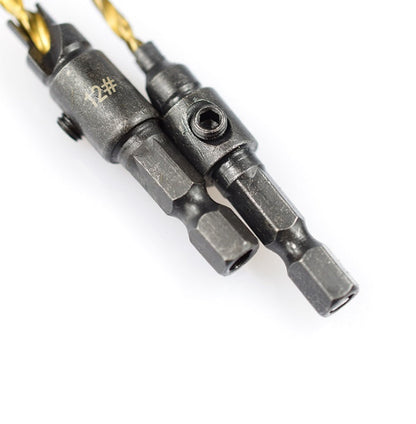 Woodworking countersink drill titanium set 5 pieces