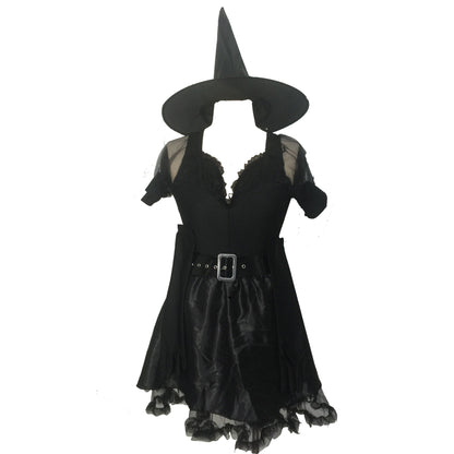 New Halloween Black Lace Witch Costumes Witch Outfits
