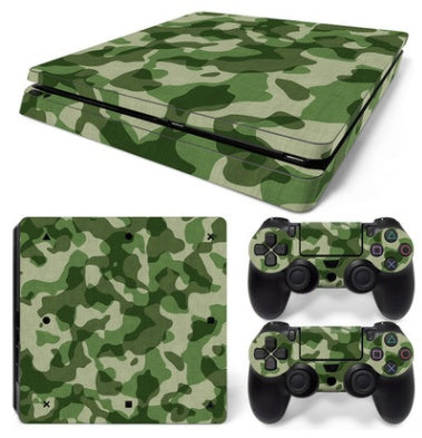 PS4 Slim Skin Sticker – Camouflage Vinyl Decal Wrap with Controller Skins