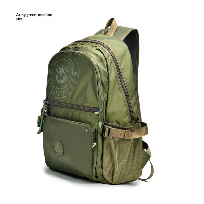 Waterproof Canvas Large-Capacity Travel Backpack For Men