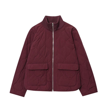 Loose, Oversized Quilted Lightweight Cotton-padded Jacket