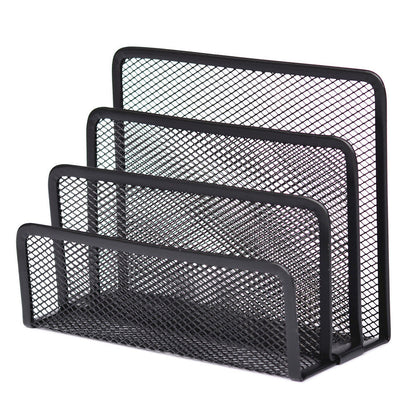 Metal Desk Organizer for Home or Office - Single Piece