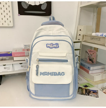 Girls' Large Capacity Backpack College Style