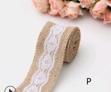 Lace Linen Roll, 5CM Wide, DIY Christmas Decor