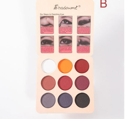 Matte Makeup Eyeshadow Pallete - B