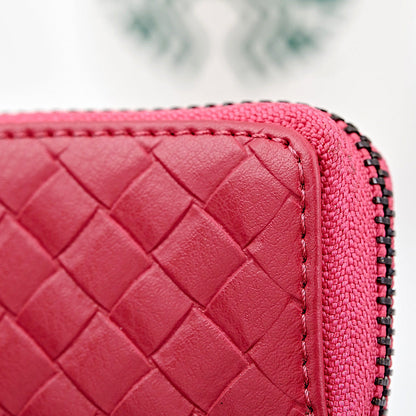 Car key case leather key case men's woven