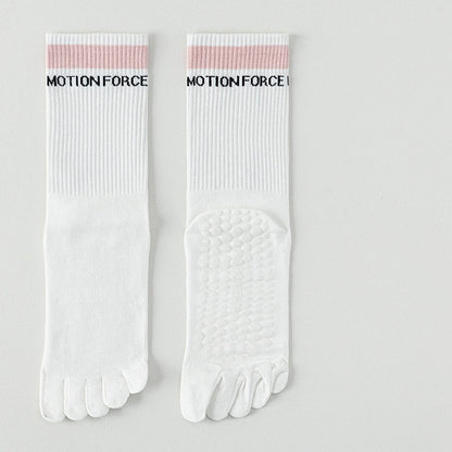 SpringSummer Five-Finger Socks For Yoga And Pilates In Bright Colors For Women