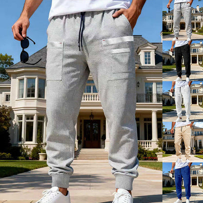 Mens Loose-fit Casual Breathable Pants