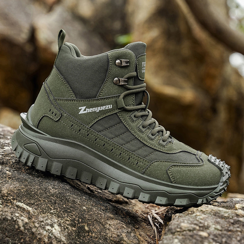Men's Boots For Outdoor Casual Sports And Comfortable Thick-soled Wear