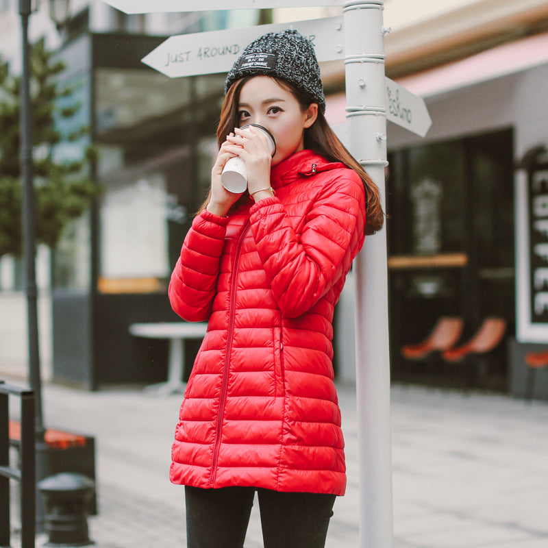 Womens Stylish Casual Slim-fit Cotton-padded Jacket