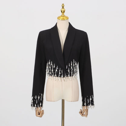Designer-style Fashionable Suit Elegant Office-ready Versatile Blazer For Women